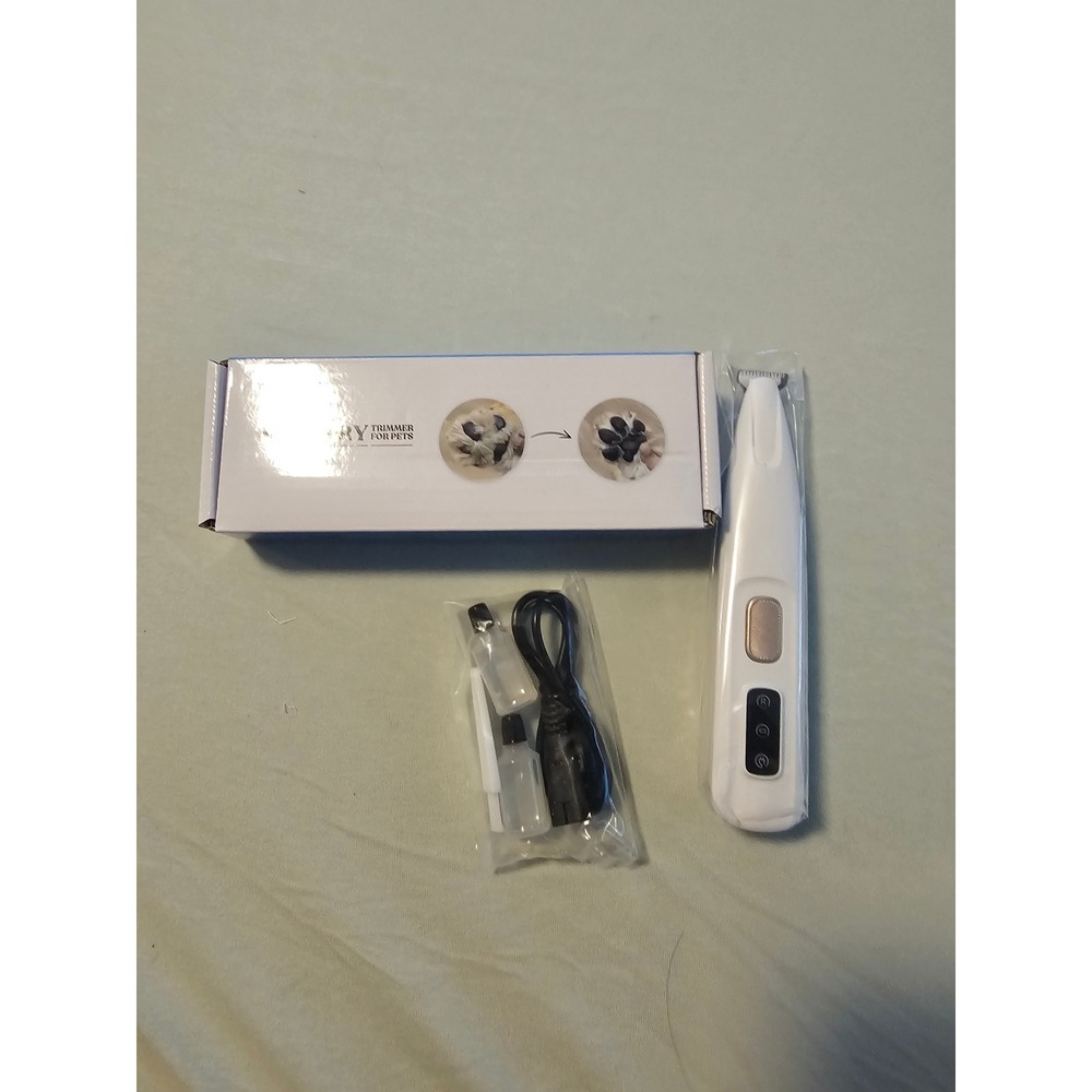 Saffory Pet Hair Trimmer Cordless Rechargeable Paw Ear Eye Grooming Clipper‎